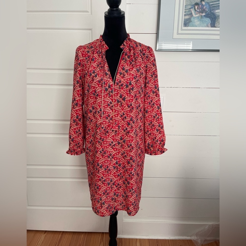 See U Soon lightweight colorful pull over dress size Med. fully lined career